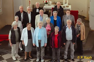 Jubilare der Diamantene Konfirmation